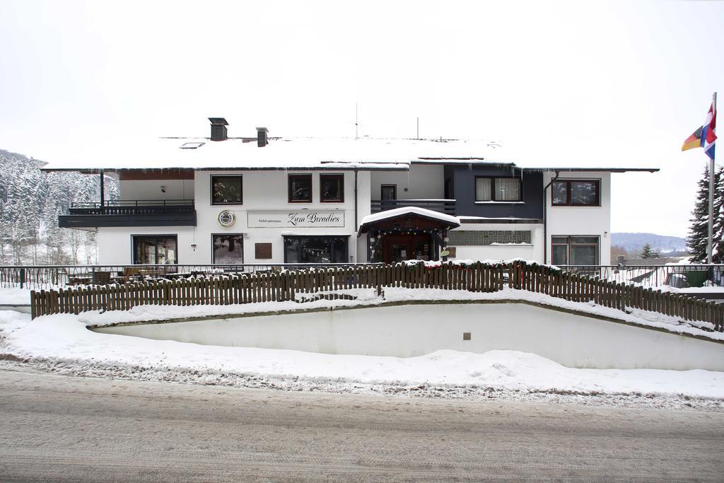 Hotel-Pension Zum Paradies Віллінген Екстер'єр фото